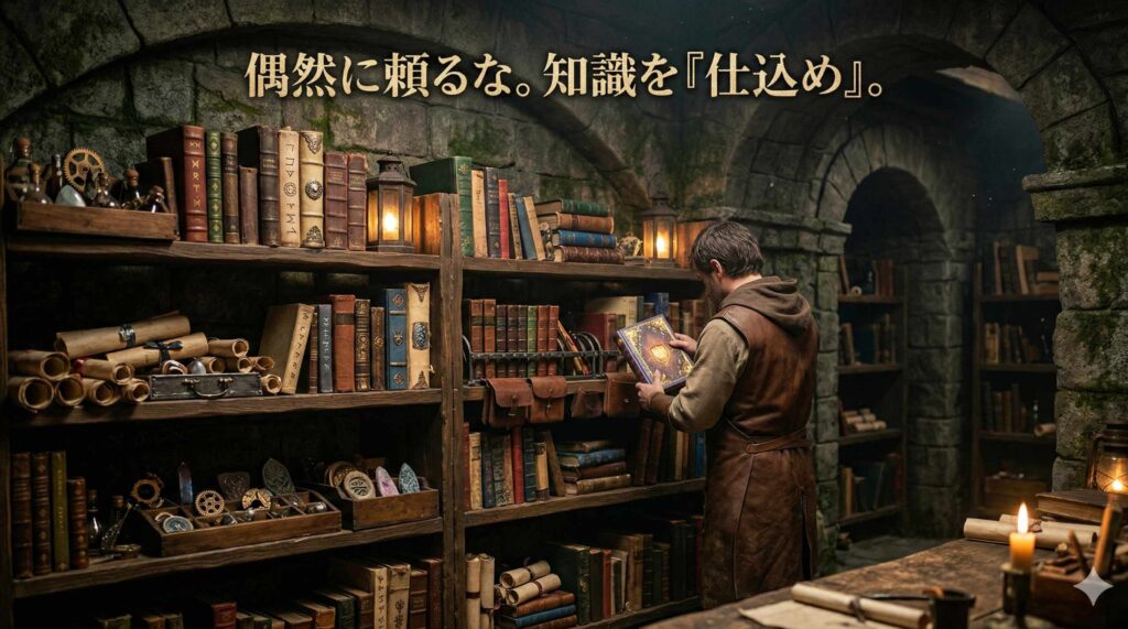 知識という「最強の武器」を装備